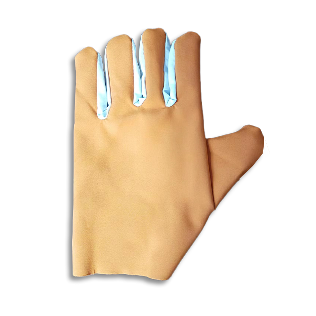 Factory 10 Gauge Polyester Cotton Crinkle Latex Palm Coated Waterproof Safety Work Gloves For Garden Construction