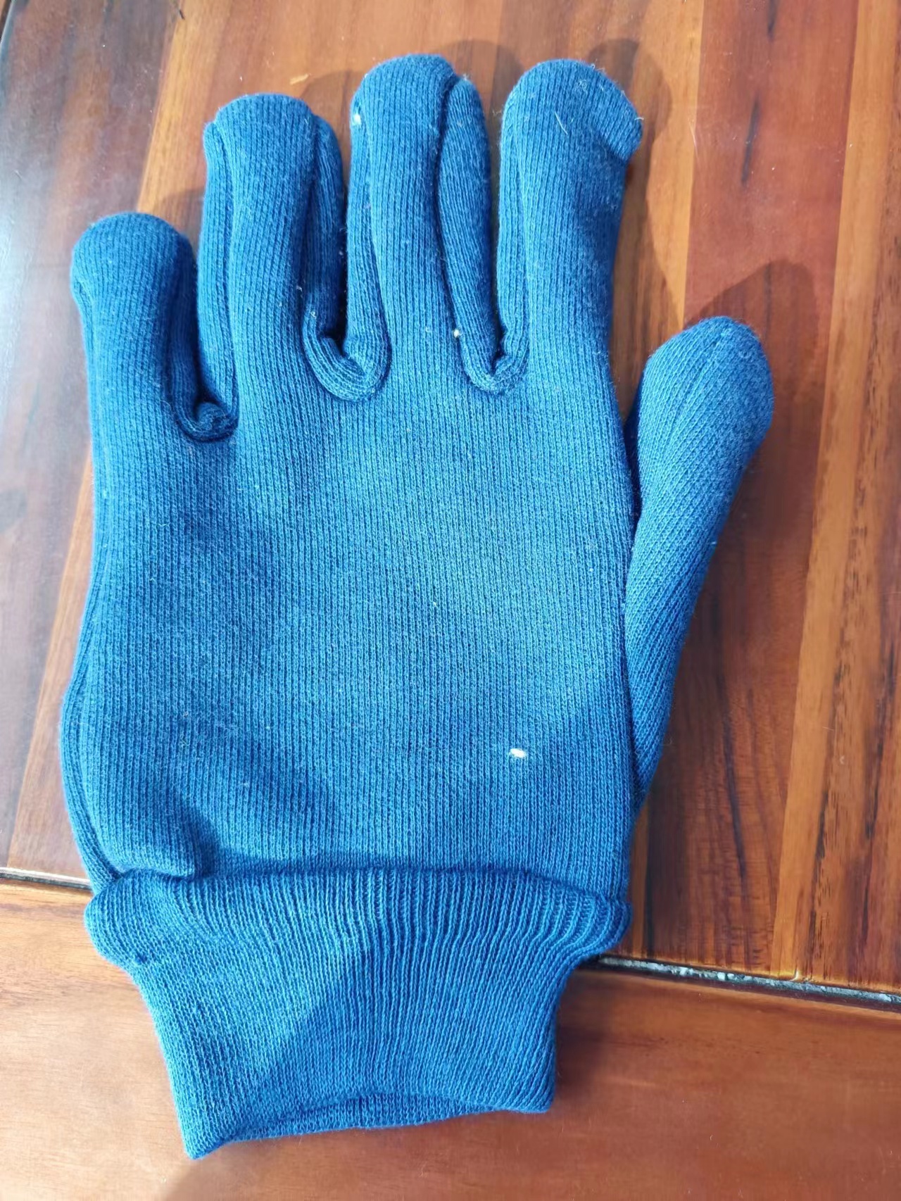 Cotton Yarn Knitted Gloves Construction Hand Thickening Industrial Gardening Knitted Cotton Gloves
