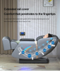 2022 Home Use Whole Body Zero Gravity Massager Chair Air Pressure LCD Touch Control Heat Therapy Relax Massager Chair With Music