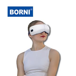 Amazon Hot Selling Foldable 2 Layers Airbag Temple Kneading Massage Smart Time Control Eye Massager For Relieve Fatigue