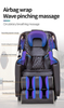 Leisure Vibrating Reclining Full Body Massage Chair