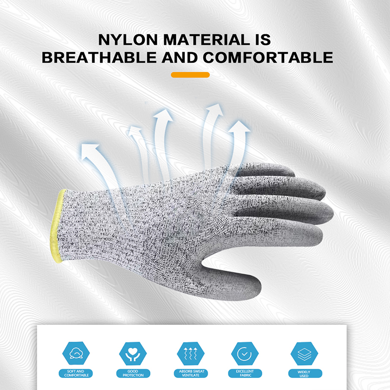 anti cut pu coated D work glove 6 (3)