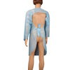Disposable Coverall gown for food industry hygienic CPE isolation Gown with sleeve