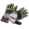 13 Gauge TPR Anti Cut HPPE Sandy Nitrile Coated Work Hand Gloves with Velcro Cuff and Padded Palm