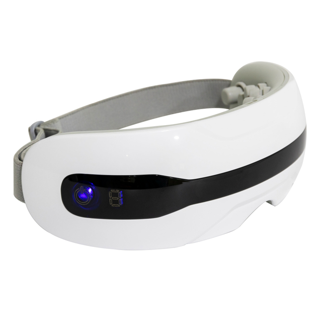 New Technology Silicone Massage Tip Eye Massager Heat Compression Eye Massager with Blue Tooth