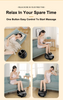 Home Use Vibrating Silver Foot Massager