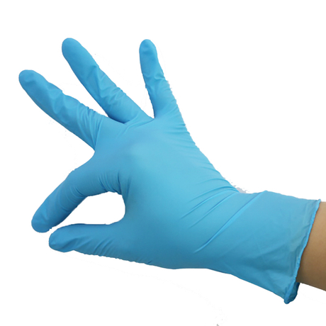Rubber Disposable Nitrile Exam Gloves for Medical Use