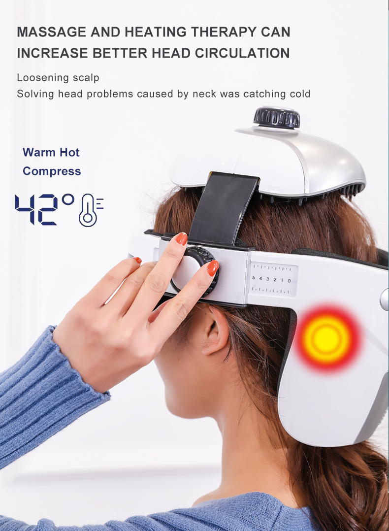 Portable Electric Vibrating Acupressure Head And Eye Massager