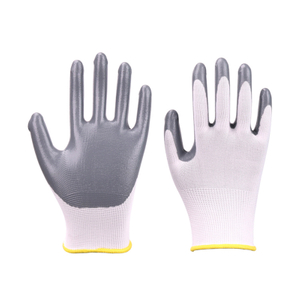 13G Polyester Shell Smooth Nitrile Coated Work Gloves 